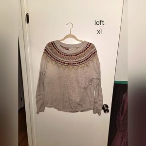 Loft sweater